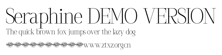 Seraphine DEMO VERSION.otf