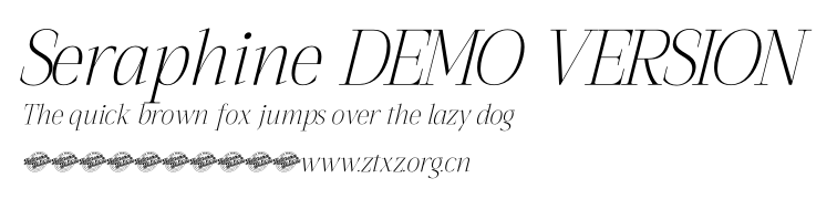 Seraphine DEMO VERSION.otf