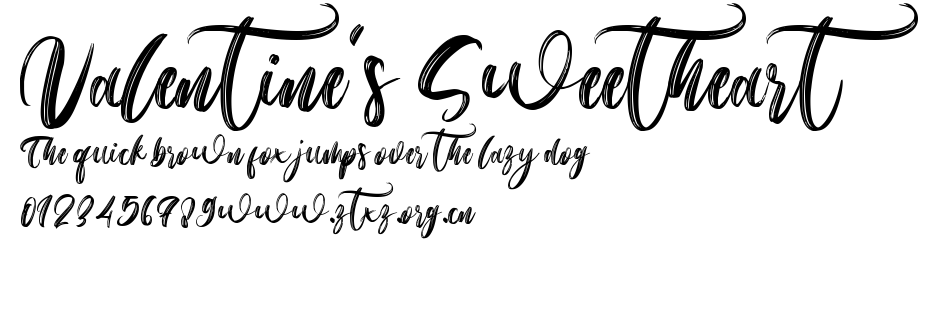 Valentine's Sweetheart.otf