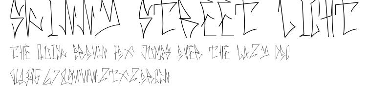 Skinny Street Light.ttf